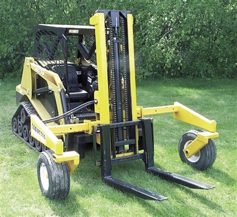 skid steer fork lifts|forklift attachment for skid loader.